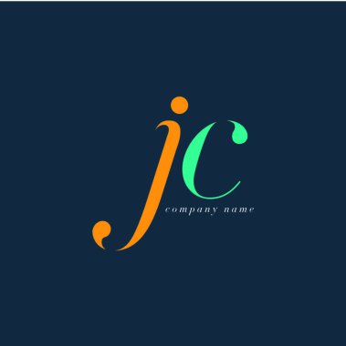 JC harf Logo şablonu