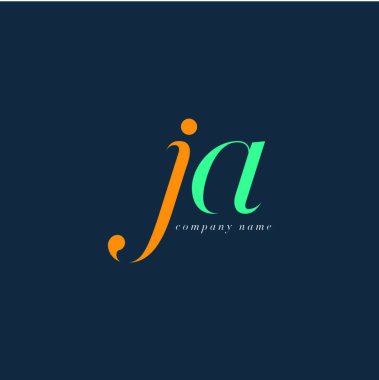 Ja harf Logo şablonu