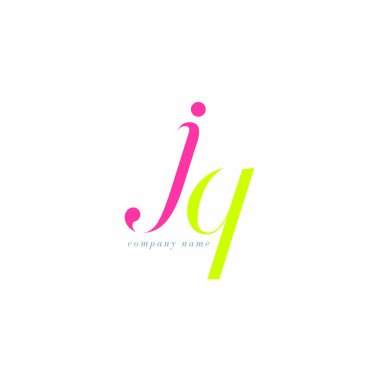 JQ harf Logo şablonu