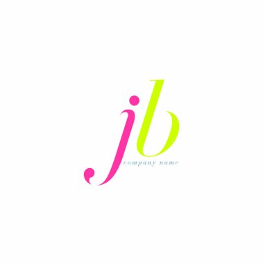 JB harf Logo şablonu