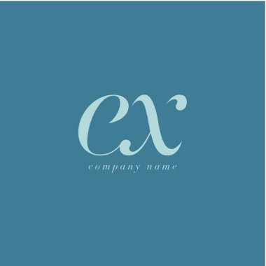 Harf Logo şablonu ex