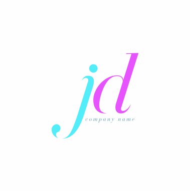 JD harf Logo şablonu