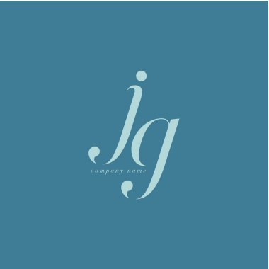 JG harf Logo şablonu