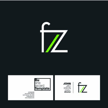 FZ harf Logo kartvizit