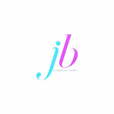 JB harf Logo şablonu