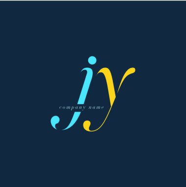 JY harf Logo şablonu