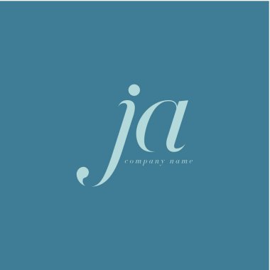 Ja harf Logo şablonu