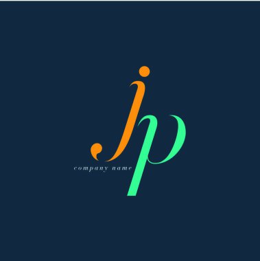 JP Letters Logo şablonu