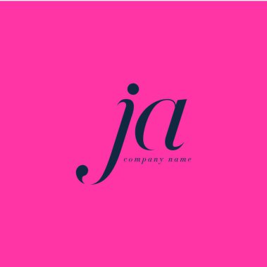 Ja harf Logo şablonu