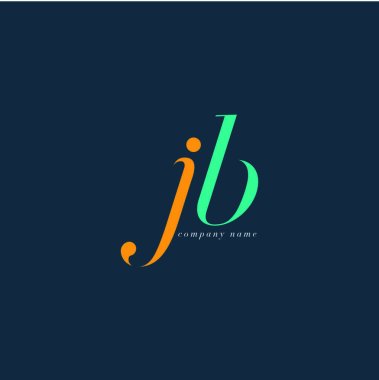JB harf Logo şablonu