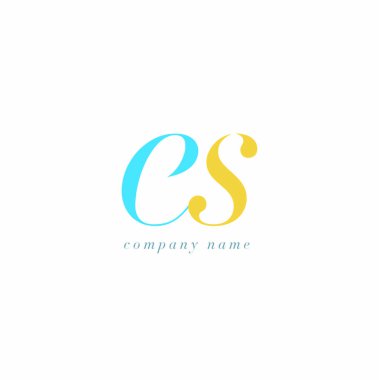 Es harf Logo şablonu