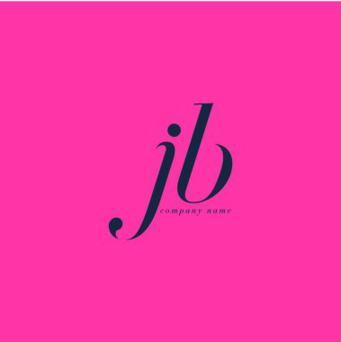 JB harf Logo şablonu