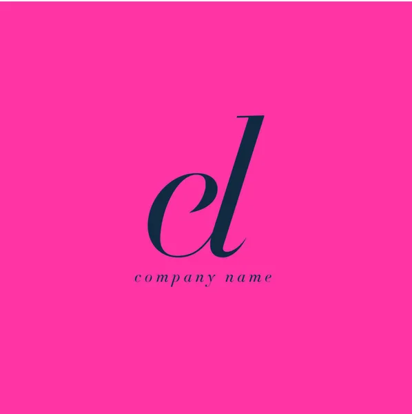 EL Letters Logo template — Stock Vector