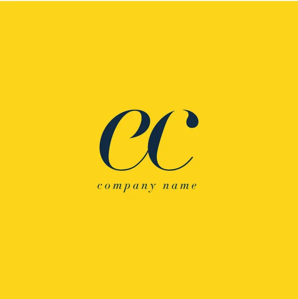 Modelo de logotipo de letras CE —  Vetores de Stock