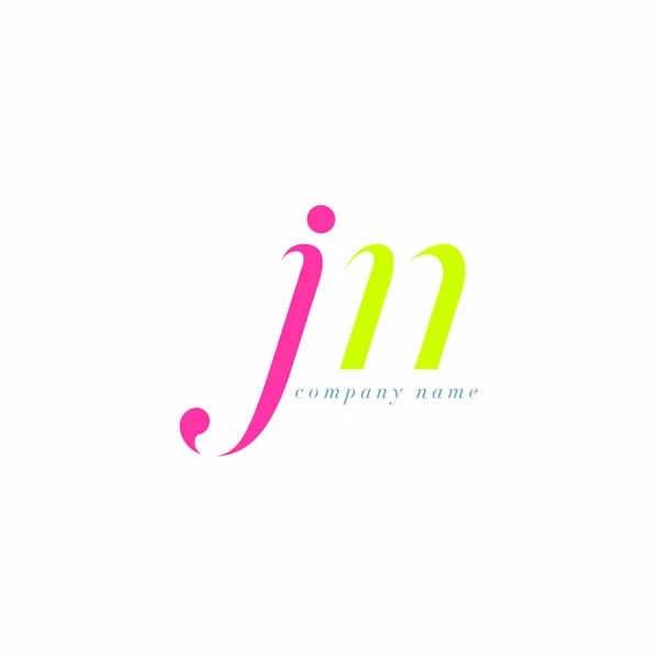 JN Letters Logo template — Stock Vector