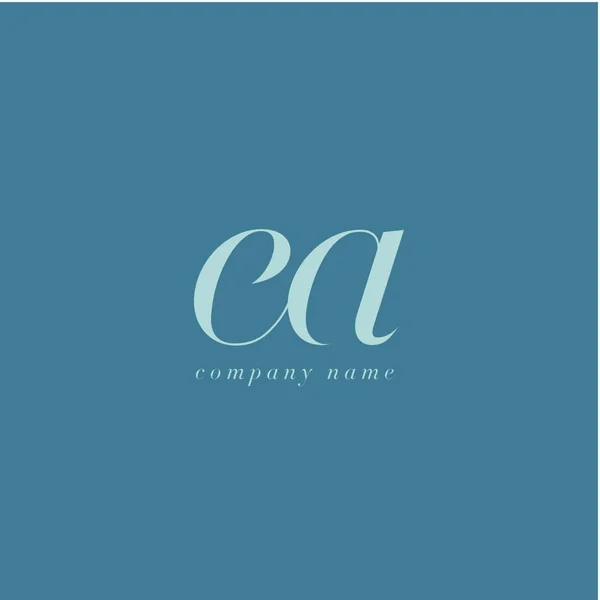 Шаблон логотипа EA Letters — стоковый вектор