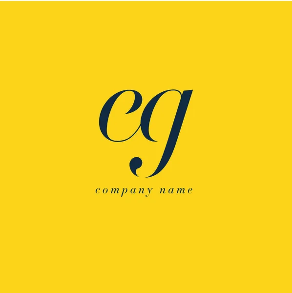 EG Letters Modelo de logotipo — Vetor de Stock