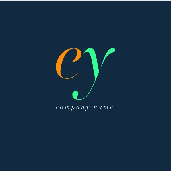EY Letters Logo template — Stock Vector