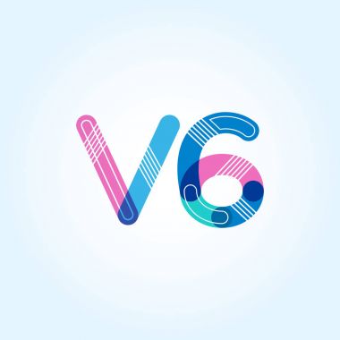 harf ve rakam V6 logosu