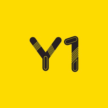 harf ve rakam Y1 logosu