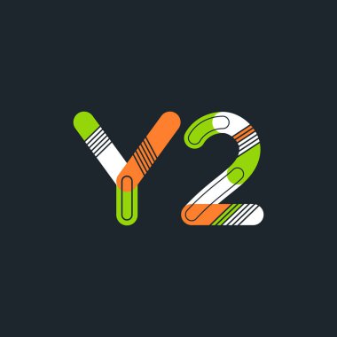 harf ve rakam Y2 logosu
