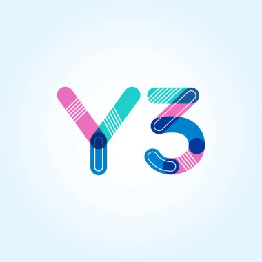 harf ve rakam Y3 logosu