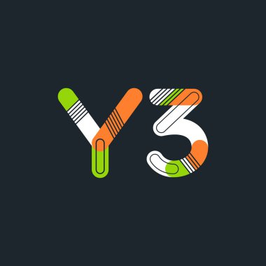 harf ve rakam Y3 logosu