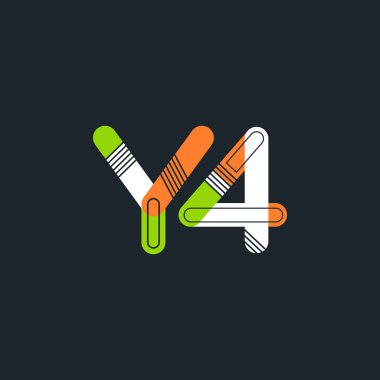 harf ve rakam Y4 logosu