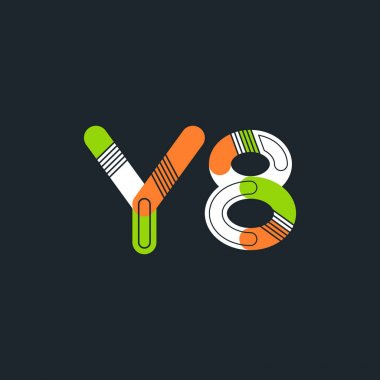 harf ve rakam Y8 logosu