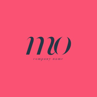 Mo harfler Logo şablonu