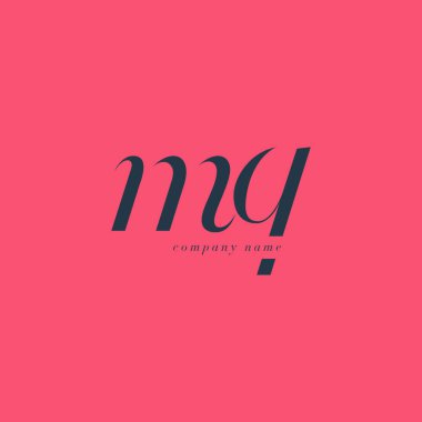 MQ harf Logo şablonu