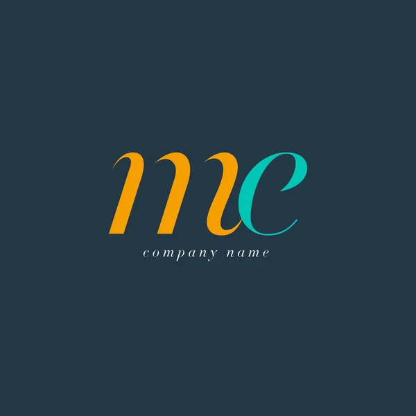 ME Letters Logo шаблон — стоковый вектор
