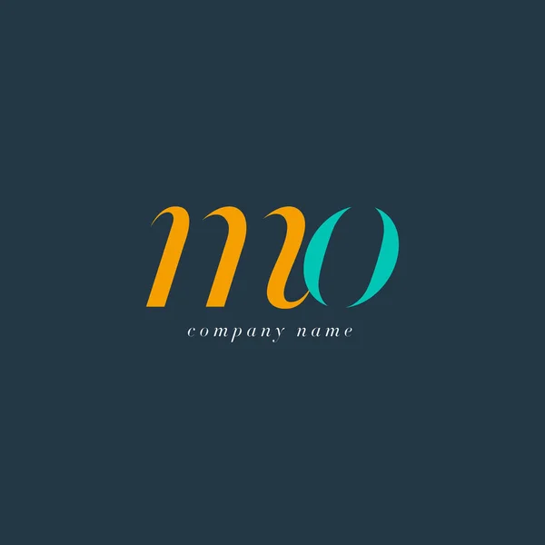 Шаблон логотипа MO Letters — стоковый вектор