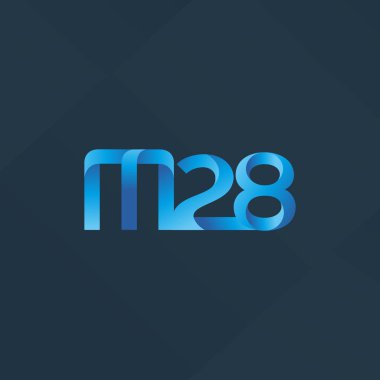 harf ve rakam M28 logosu