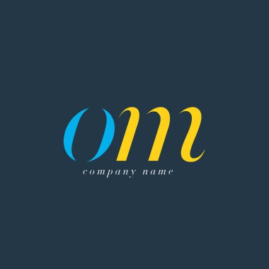 OM Letters Logo template