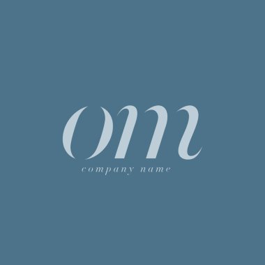 OM Letters Logo template