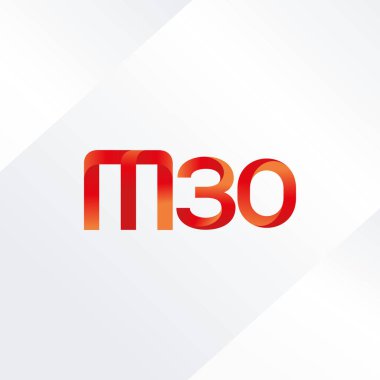 harf ve rakam M30 logosu