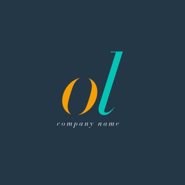 Ol harf Logo şablonu