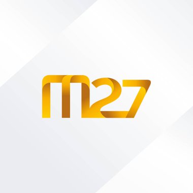 harf ve rakam M27 logosu