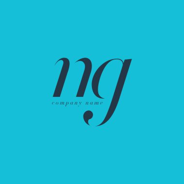NG harf Logo şablonu