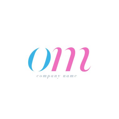 OM Letters Logo template