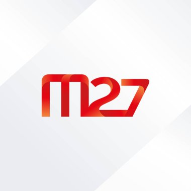 harf ve rakam M27 logosu