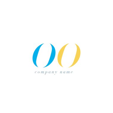 Oo harf Logo şablonu
