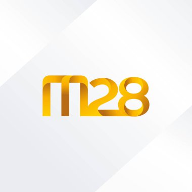 harf ve rakam M28 logosu