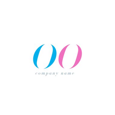 Oo harf Logo şablonu