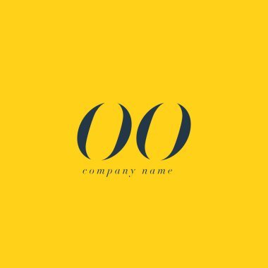 Oo harf Logo şablonu