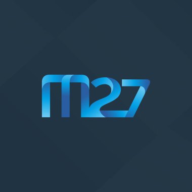 harf ve rakam M27 logosu