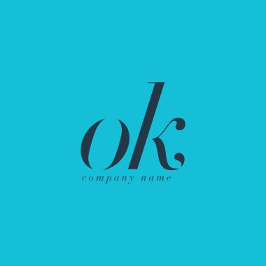 Harf Logo şablonu Tamam