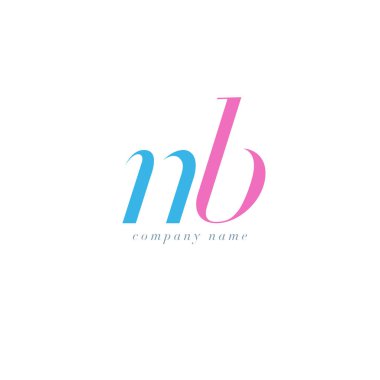 NB harf Logo şablonu