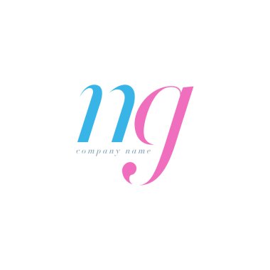 NG harf Logo şablonu